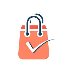 bag shopping icon design vector template