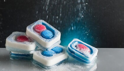 Generated image of dishwasher tablets
