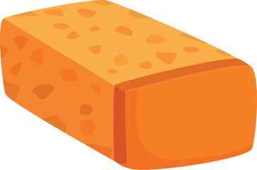 Restaurant bread croutons icon cartoon vector. Snack menu loaf. Crispy health
