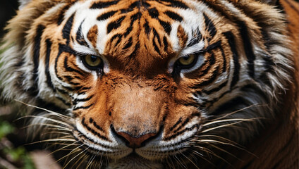 close up tiger