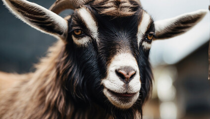 close up goat