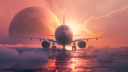 Fototapeta na wymiar World Heritage Day, airplane sky planet world Earth fly aeroplane technology clouds, tourism journey skyline turbine, freedom view high