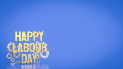 The Money Bag and coins for Business concept 3d rendering.