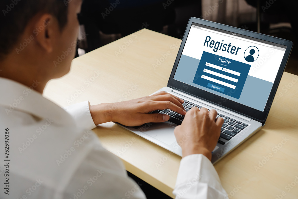 Poster online registration form for modish form filling on the internet website