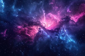 Vibrant galaxy offers breathtaking astral vistas - obrazy, fototapety, plakaty
