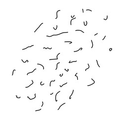 Abstract Simple Doodle Graphic Element