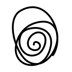 Abstract Simple Doodle Graphic Element