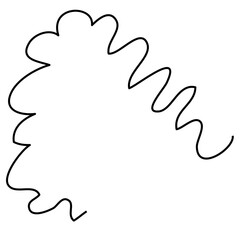 Abstract Simple Doodle Graphic Element