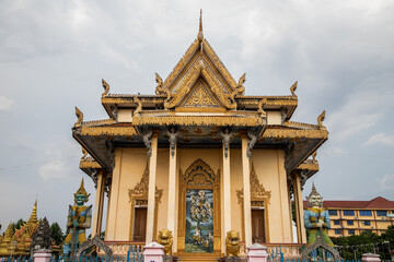 Wat Sangker (Sangke Pagoda), a Buddhist temple of Battambang, Cambodia