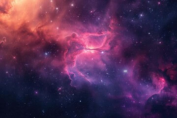 Obraz na płótnie Canvas Vibrant galaxy offers breathtaking astral vistas