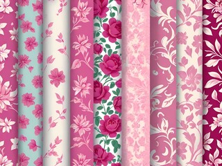background with floral pattern