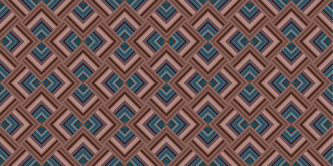 Seamless abstract geometric pattern from lines. Wide panoramic seamless Art texture.