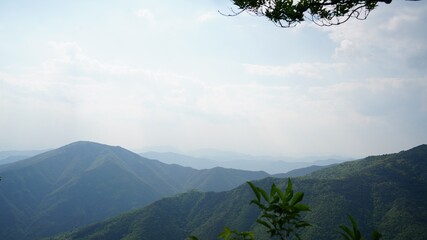 panoramic mountain landscape