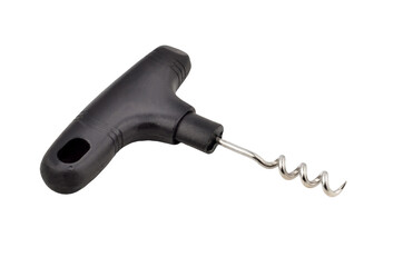 Corkscrew on white