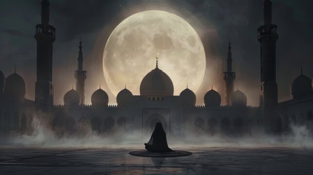 ramadan Kareem, Ramadan crescent moon, Eid Mubarak Islamic festival social media banner and Eid Mubarak Post Template, islam