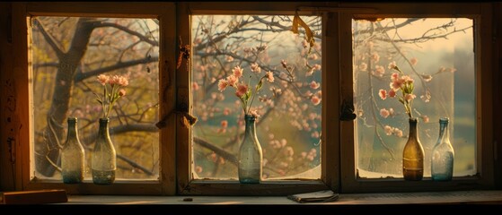 Couple of Vases on Window Sill
