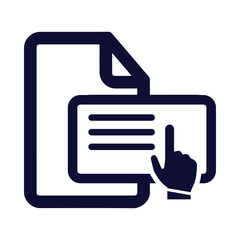 Application, infographic, document, hand, file, click, document file icon