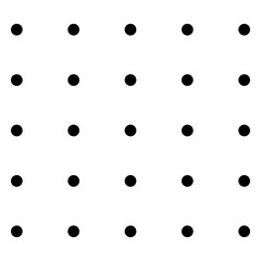 Minimalist Dotted Shape