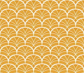 Abstract victorian seamless pattern. Vector art deco background. Geometric illustration. - 752614631