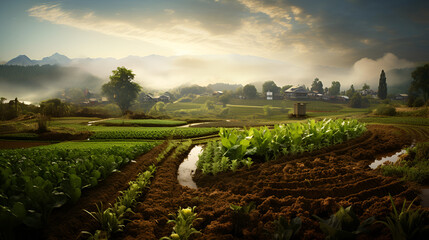 Fototapeta na wymiar sustainable agriculture