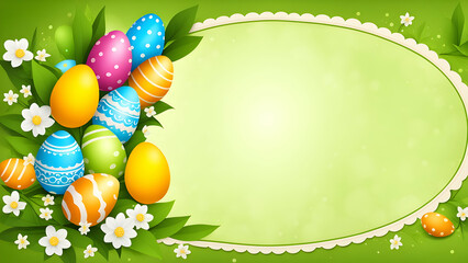 Beautiful Easter holidays abstract design