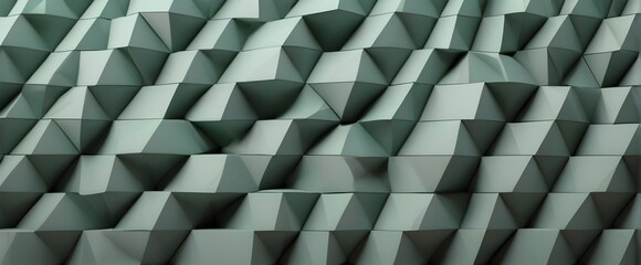 Pale Green Triangular Shape Pattern