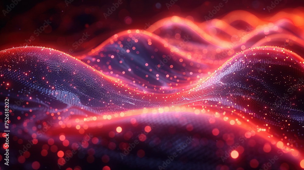 Aufkleber abstract digital background. can be used for technological processes, neural networks and ai, digita