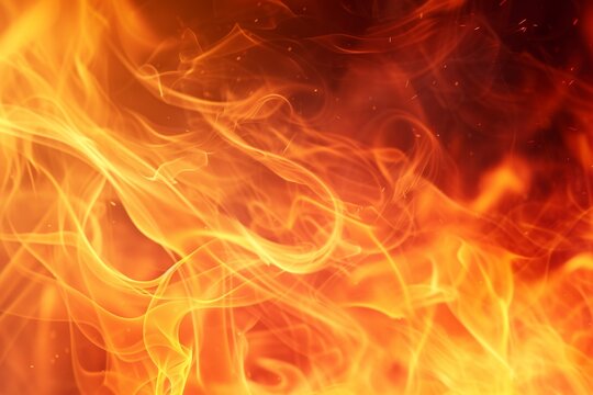 Abstract image of fiery streams resembling the dynamic movement of flames