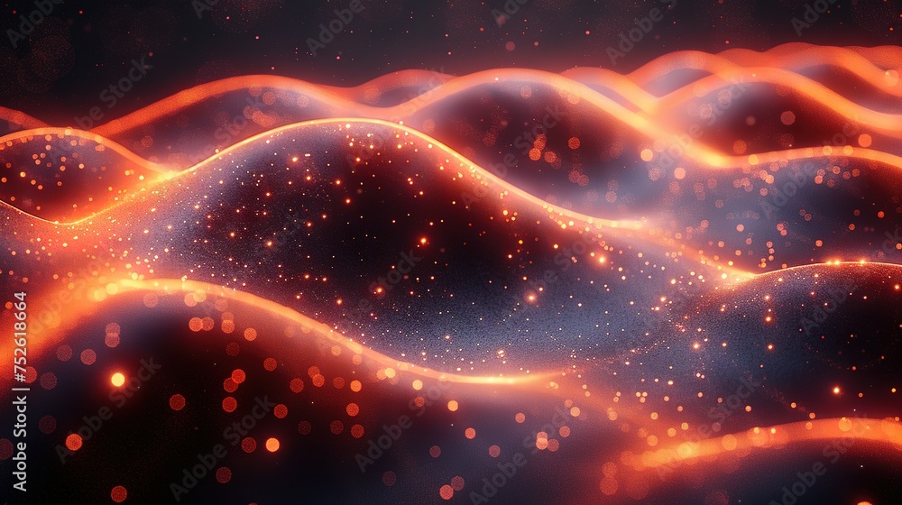 Poster abstract digital background. can be used for technological processes, neural networks and ai, digita