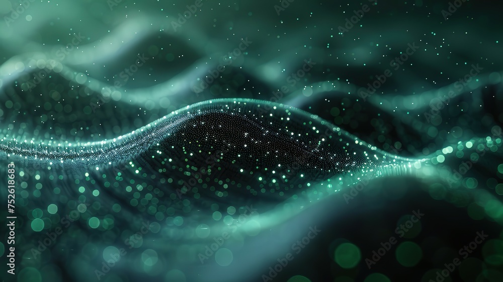 Poster abstract digital background. can be used for technological processes, neural networks and ai, digita