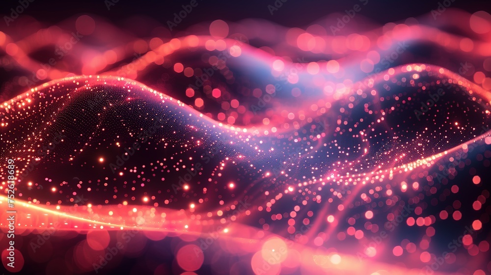 Poster abstract digital background. can be used for technological processes, neural networks and ai, digita