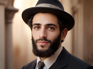 Portrait of the Jewish man