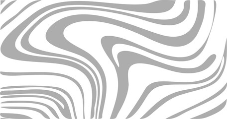 Fototapeta premium Dynamic flowing wave lines design. technology and sound wave pattern on transparent, png. black and white wavy stripes