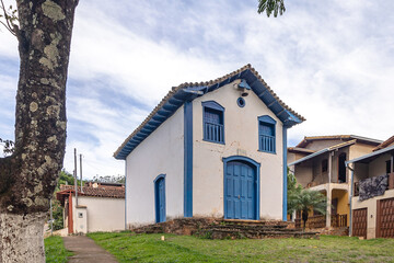 Igreja no distrito de Brumal, cidade de Santa Bárbara, Estado de Minas Gerais, Brasil 