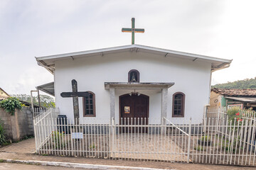 Igreja no distrito de Brumal, cidade de Santa Bárbara, Estado de Minas Gerais, Brasil 