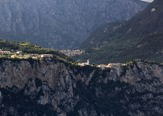 Lago di Garda and Alps around it - Italy