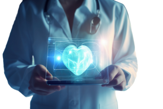 person holding a heart