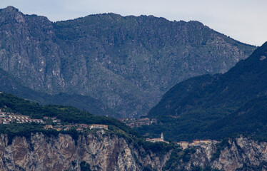 Lago di Garda and Alps around it - Italy