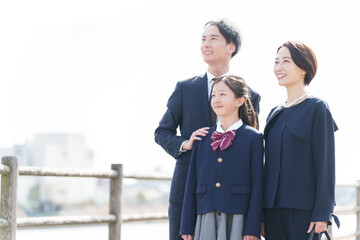 家族　親子　新生活