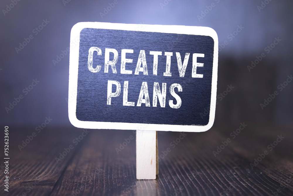 Poster create your future is shown using a text