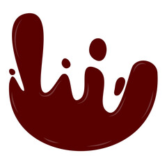 Chocolate Splash Vector 