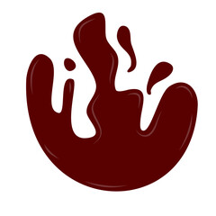 Chocolate Splash Vector 