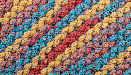 Fototapeta na wymiar woven wool multi-color knit textile texture, 16:9 widescreen wallpaper / backdrop
