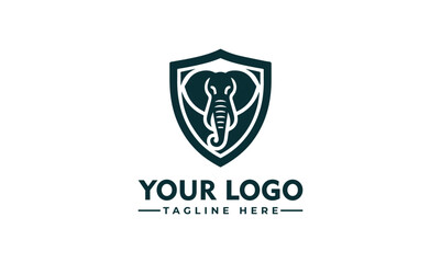 elephant Logo Vector Professional elephant Design for Business Identity Unique and High Quality Branding Symbol