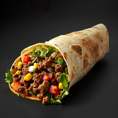template of Burrito promotion