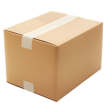 recommend clip art: box package isolated on transparent background generative ai