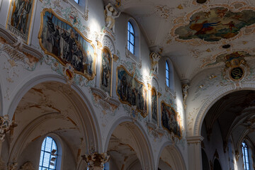 interior of the church