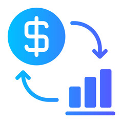 profit gradient icon