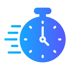 timing gradient icon
