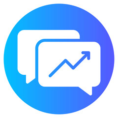 analytics gradient icon